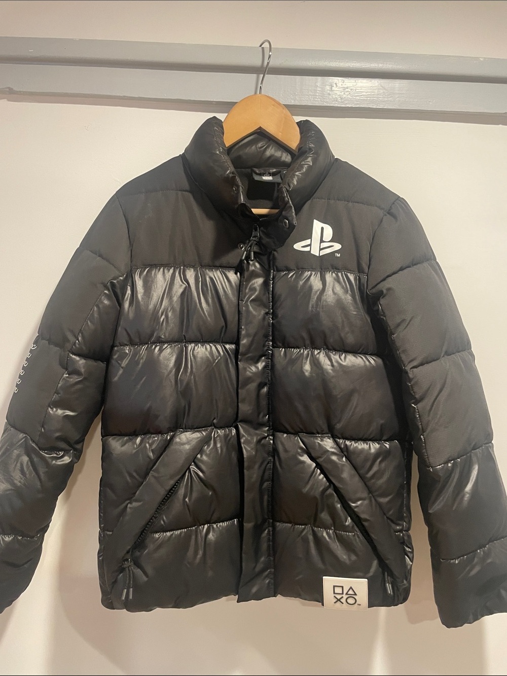 🔥NWOT🔥 Sony Black Kids Quilted Puffer Jacket with PlayStation Logo